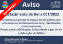 Desfazimento de Bens 001/2023 - Finalizado