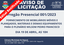 Licitação: Pregão Presencial 001/2023 (Edital Retificado) - Finalizado